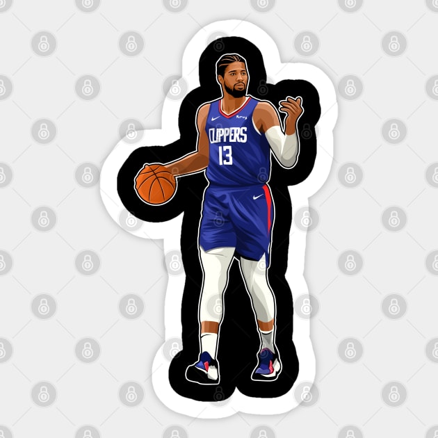 Paul George #13 Dribbles Sticker by GuardWall17